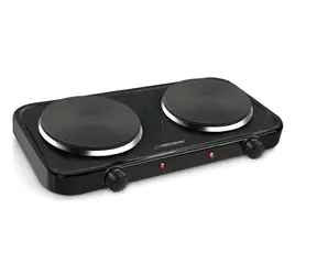 Esperanza EKH010K Cotopaxi schwarz / Elektroherd / 2 Platten / 2x 1000W / 5 Temperaturstufen