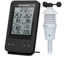 Bresser (7002531) Wetterstation mit professionellem 3-in-1-Anemometer