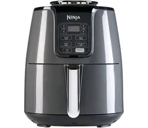 Ninja AF100EU grau / Heißluftfritteuse / 1550W / 3,8 l / 4 Programme / 40 - 210 °C