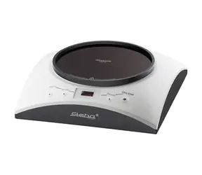 Steba IK 11 S weiß / Induktionsherd / 1000 W / 6 Temperaturstufen