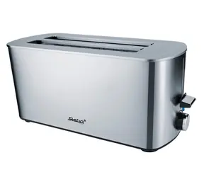 Steba TO 21 Inox silber / Toaster / 2 Toasts / 1400 W