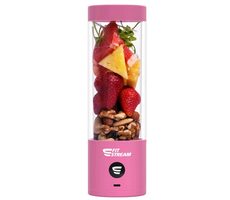 FitStream Pro Pink / Tragbarer Mixer / 7,4 W / 0,38 l / 2000 mAh Akku