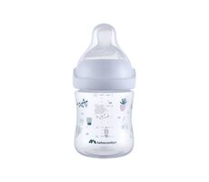 BEBECONFORT Emotion Physio Säuglingsflasche 150 ml 0-6 Monate+ weiß