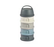 Beaba Set Milchpulver/Snackbecher grau/blau