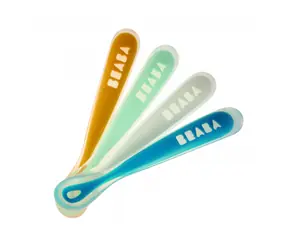 Beaba First Löffel Silikon Rainbow 4 Stk
