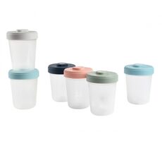Beaba Set mit 6 x 250 ml Lebensmittelbechern