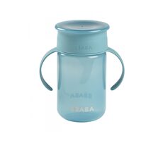 Beaba Trainingsbecher 360° Blau 340 ml 12m+