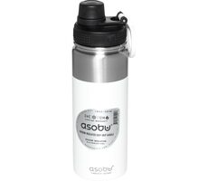 Asobu Alpine Flask Bottle Weiß 0,53 L / Thermosflasche / kalt bis zu 24 Stunden / heiß bis zu 12 Stunden
