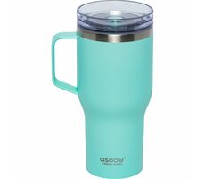 Asobu 360 Travel Mug Mint 0,9 L / Thermobecher / kalt bis zu 12 Stunden / heiß bis zu 6 Stunden