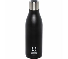 Asobu UV-Light Bottle Black 0,5 L / Thermosflasche / kalt bis zu 24 Stunden / heiß bis zu 12 Stunden