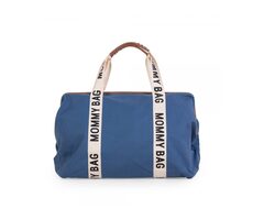 Childhome Wickeltasche Mommy Bag Canvas Indigo / 55 x 30 x 40 cm / Tragkraft 5 kg