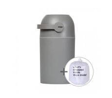 Magic Windelkorb Graphite / 40 l / 52 x 26 cm