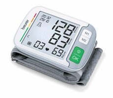 BEURER BC 51 weiß / Blutdruckmessgerät / LCD-Display / 2x AAA-Batterien / am Handgelenk