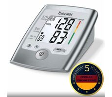 BEURER BM 35 silber / Manometer / LCD-Display / 4X AAA 