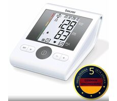 BEURER BM 28 weiß / Manometer / LCD-Display / 4X AAA