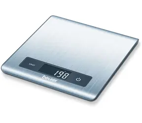 BEURER KS 51 silber / Küchenwaage / max. 5 kg / Auflösung 1 g / LCD-Display