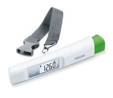 BEURER LS 20 weiß / Gepäckwaage / Tragkraft 50 kg / Betrieb ohne Batterien