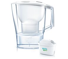 Brita Aluna weiß / Wasserkocher mit Wasserfilter / 2,4 l / Filter: Maxtra PRO