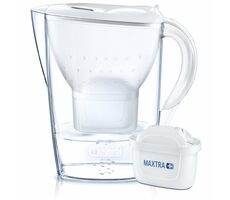 Brita Marella weiß / Wasserkocher mit Wasserfilter / 2,4 l / Filter: Maxtra+