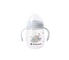 KikkaBoo Becher mit Silikontrinker 240 ml 6 Monate+ Savanna Blue