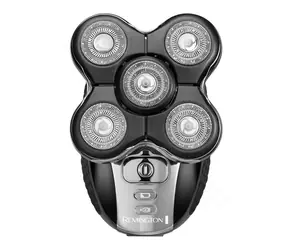 Remington RX5 XR1500 schwarz / Akku-Kopfrasierer / Betrieb bis zu 50 Min. / 5 Klingen / Ausklappbarer Trimmer