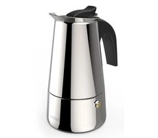 Xavax Barista Mokkakanne für 4 Kaffeetassen 200 ml / Edelstahl