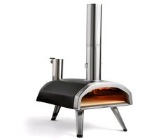 Ooni Fyra schwarz / Pizzaofen / 500°C / 30,5 x 30,5 cm / für Holzpellets