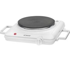 Bomann EKP 5027 CB weiß / Elektrischer Einplattenherd / 1500 W / 180 mm