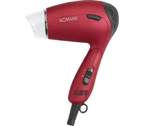Bomann HTD 8005 CB rot / Haartrockner / 1300 W / 2 Temperaturen / 2 Geschwindigkeiten