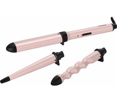 Babyliss MS750E rosa / Multifunktionaler Lockenstab / 3 austauschbare Aufsätze / 2 Temperaturen  