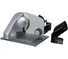 Graef Classic C21+ silber / Elektrischer Allesschneider / 170 W / Messerdurchmesser 170 mm / Scheibenstärke 0-20 mm