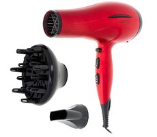 Camry CR 2253 rot / Haartrockner / 2400 W / 3 Temperaturen / 2 Geschwindigkeiten 