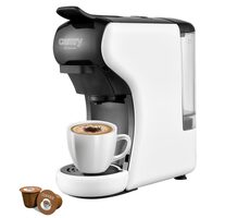 Camry CR 4414 weiß / Kapselkaffeemaschine / Nespresso / 1450 W / 19 bar / 0,6 l /
