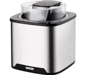 Unold 48855 Gelato silber / Eismaschine / 12 W / 1,5 L / Zubereitungszeit 20 - 30 Minuten