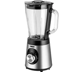 Unold 78625 schwarz / Tischmixer / 500 W / 1,5 L / 2 Geschwindigkeitsstufen / 25.000 U/min / Edelstahl