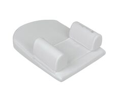 KikkaBoo Lagerungspolster aus Memory-Schaum-Keil Airknit Grey / ab Geburt 
