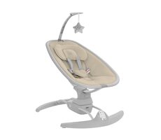 KikkaBoo Spinny Beige / Schaukelstuhl elektrisch / von der Geburt bis 9 kg