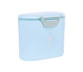KikkaBoo Behälter für Milchpulver mit Messbecher 160 g Blau