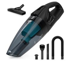 Niceboy ION Hurricane R3 22,2 V WET & DRY schwarz / Akku-Handstaubsauger / Trocken- und Nasssaugen / 150 W / HEPA 
