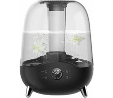 Deerma F327W schwarz / Ultraschall-Luftbefeuchter / 28 W / Raum bis zu 25 m-2 / 300 ml-h / Wassertank 5 L / 40 dB