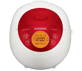 Cuckoo CR-0351F weiß-rot / Reiskocher / 425W / 0,54 l