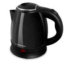 Esperanza EKK128K schwarz / Schnellkochtopf / 1350 W / 1 L / Edelstahl und Kunststoff 