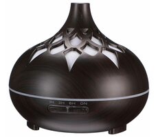 SIXTOL Palm dunkles Holz / Aromadiffusor / 500 ml / 12 W / Automatische Abschaltung