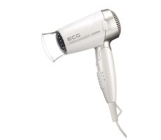ECG VV 1200 travel S weiß / Haartrockner / 1200W / 2 Temperaturen / 2 Geschwindigkeiten / klappbarer Griff 