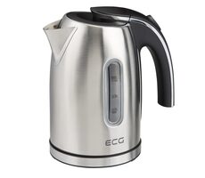 ECG RK 1240 silber / Wasserkocher / 1630W / 1,2 L / Edelstahl 