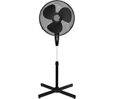 ECG FS 40a schwarz / Standventilator / 50 W / 3 Geschwindigkeiten / 40 cm / Höhe 126 cm 