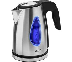ECG RK 1740 silber / Wasserkocher / 2200W / 1,7 L / Edelstahl