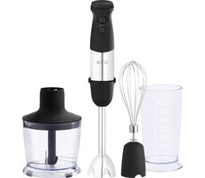 ECG RM 750 schwarz / Stabmixer / 750 W / Turbo / 500 ml Zerkleinerer / 600 ml Schneebesen 