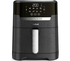 TEFAL Easy Fry & Grill EY505815 / Heißluftfritteuse 2 in 1 / 1550 W / Volumen 4,2 l / 80-200 °C / 8 Programme