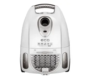 ECG VP 3189 S weiß / Beutelstaubsauger / 800 W / 3,5 L / 78 dB / Radius 7,5 m 